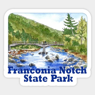 Franconia Notch State Park, New Hampshire Sticker